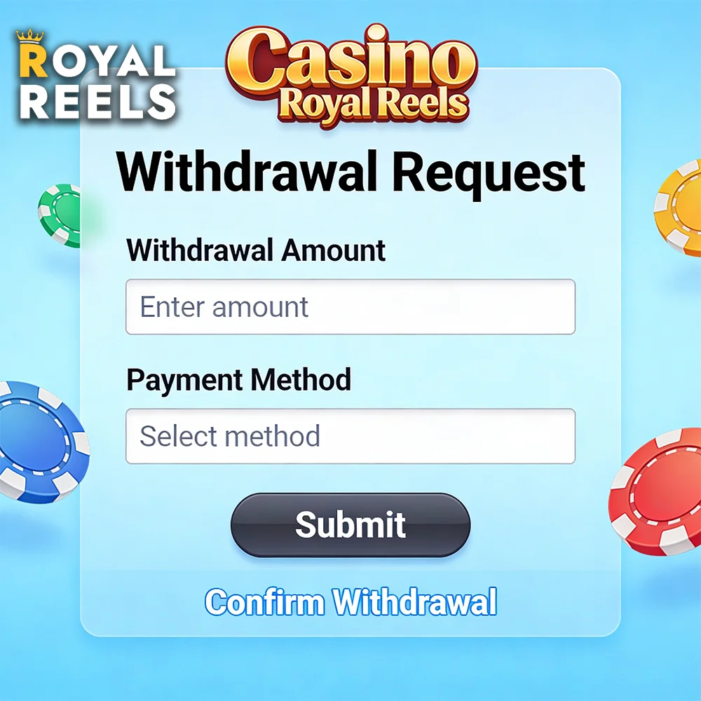 Royal Reels Withdrawal